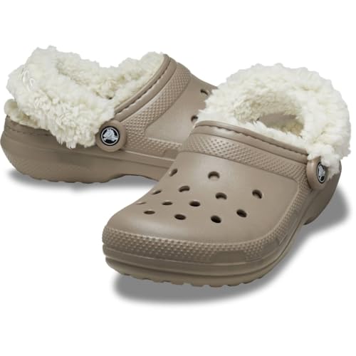 Image of Crocs Unisex-Adult Classic Fleece Lined Clogs, Fuzzy Slippers for Women and Men