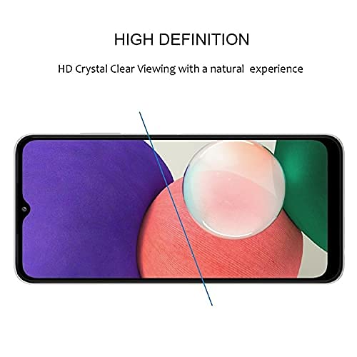 Image of Screen Protector for Samsung Galaxy A22 4G | F22 (Black) Tempered Glass Edge-to-Edge 6D Screen Guard With Installation Kit