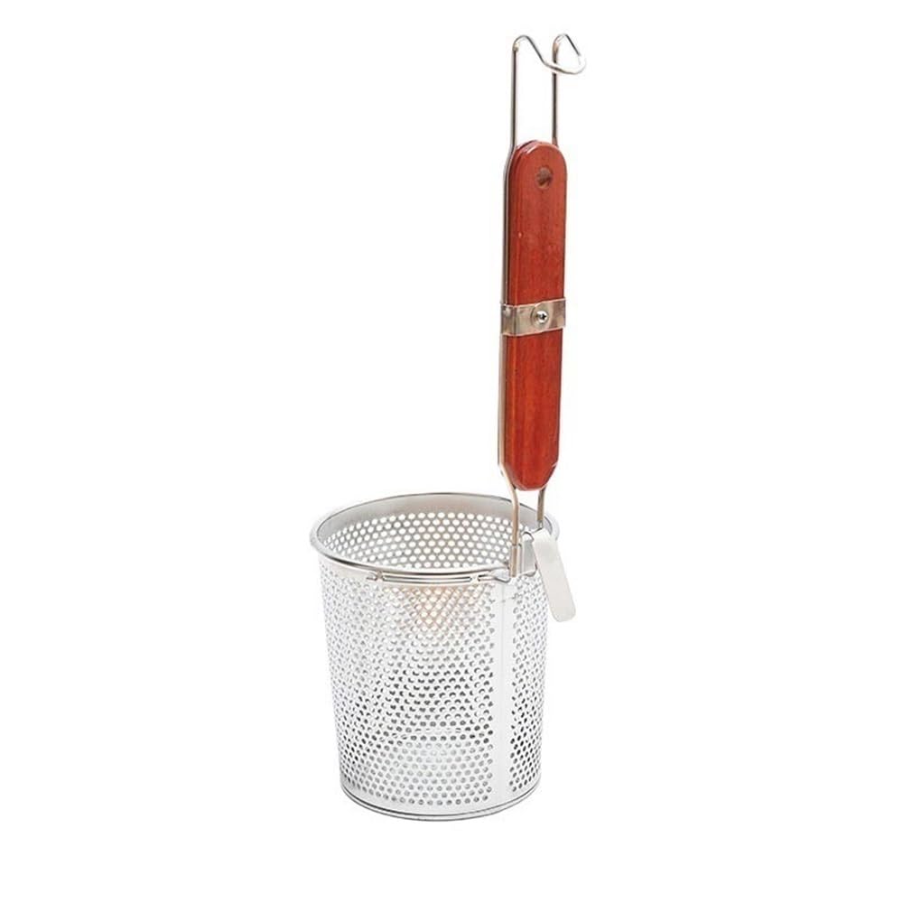 Cesta Para Freír De Acero Inoxidable Con Mango Largo, Colador Para Freír, Cuchara De Malla, Escurridor De Bolsillo, Colador De Cuchara Para Freír, Utensilios De Cocina, Herramienta De Cocina, S