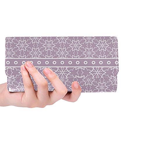 Preisvergleich Produktbild Einzigartige benutzerdefinierte abstrakt farbige grafische geometrische Verzierung Frauen Trifold Brieftasche Lange Geldbörse Kreditkarteninhaber Fall Handtasche