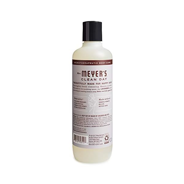 Mrs-Meyers-Clean-Day-Moisturizing-Body-Wash-for-Women-and-Men-Cruelty-Free-and-Biodegradable-Shower-Gel-Made-with-Essential-Oils-Lavender-Scent-16-oz MRS. MEYER'S CLEAN DAY Moisturizing Body Wash for Women and Men, Biodegradable Shower Gel Formula Made with Essential Oils, Lavender, 16 oz