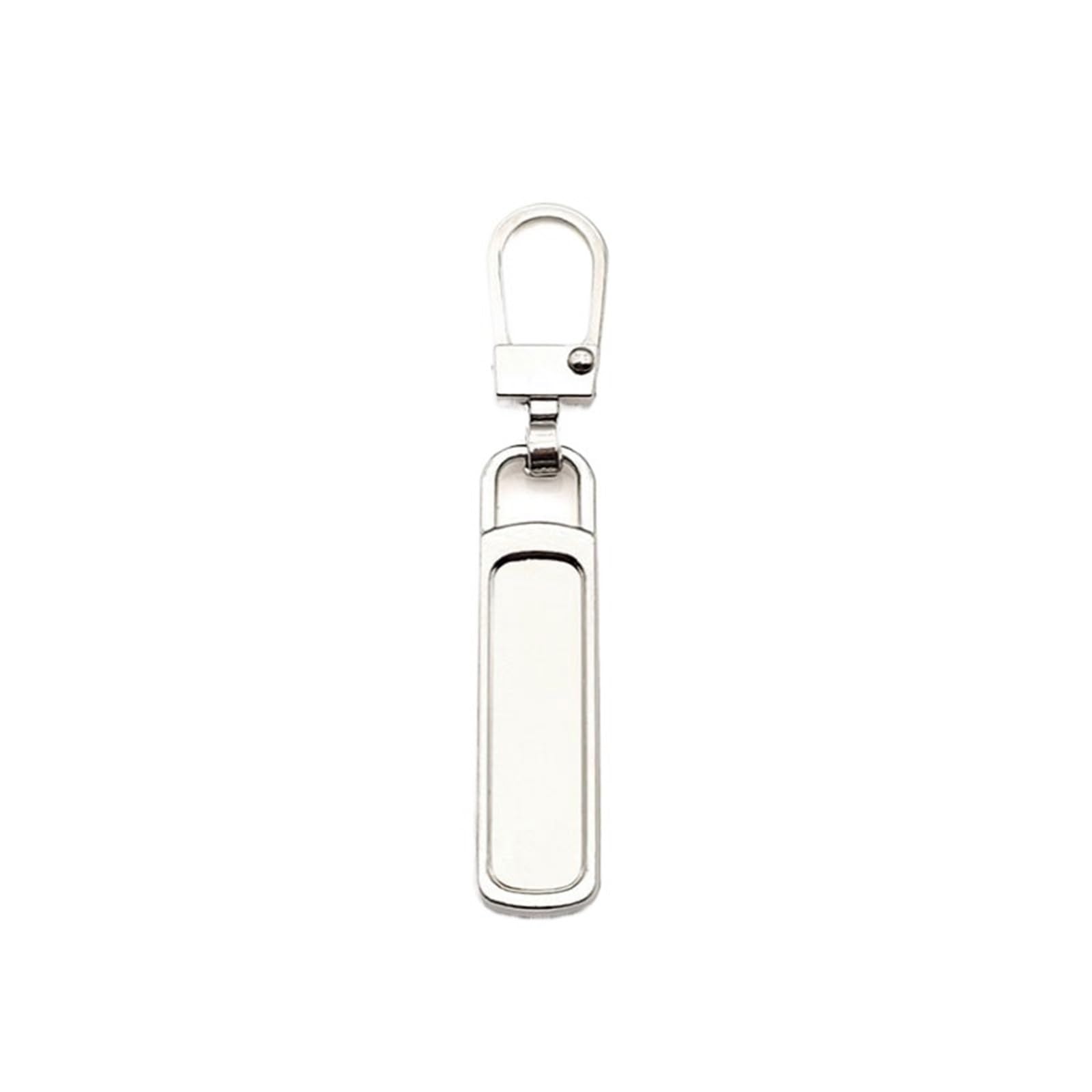 Replacement Zipper Pulls, Zipper Pulls 80 Pcs Multicolor Detachable Metal Replacement Tab for Jacket DIY Sewing(Silver)
