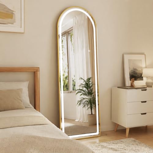 The Artment Gold Halo Arch LED Mirror 160x50cm - Image 2