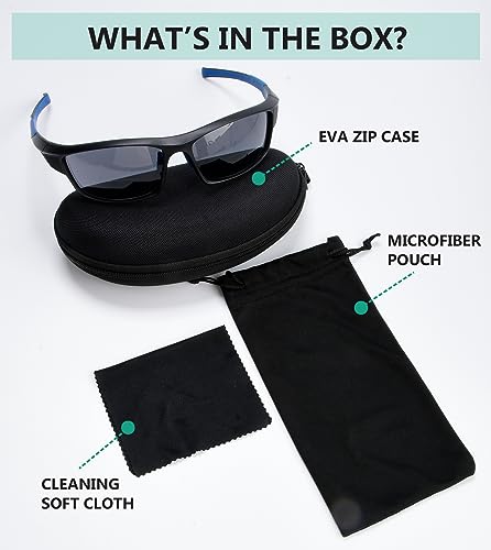 Image of Eyekepper Bifocal Sunglasses for Women Men, Rectangular Frame