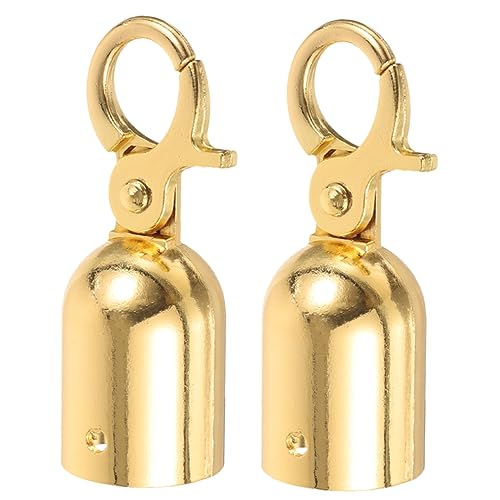 Housoutil Decking Rope End Connectors 2pc Weatherproof Snap Hook Caps Stainless Steel Rope End Stopper