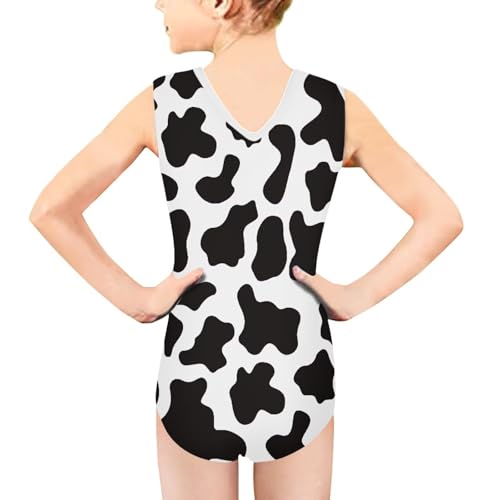Image of KEIAHUAN Gymnastics Leotards for Girls Sleeveless Bodysuit Dance Leotards Performance Costume