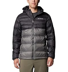 Columbia Chaqueta Térmica con Capucha para Hombre,...: Chaqueta de plumón sintético para hombre con aislamiento térmico, Un elemento imprescindible para cada armario de invierno Capucha ajustable y protector de barbilla para mayor protección contra los elementos, Ajuste óptimo gracias al dobladillo ajust...