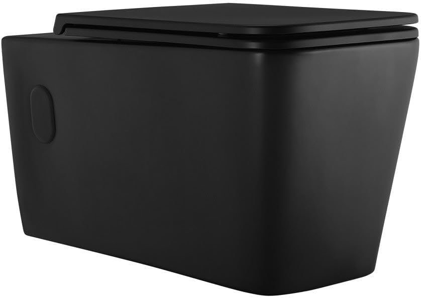 Swiss Madison Well Made Forever SM-WT442MB, Concorde Wall Hung Toilet Bowl, Matte Black