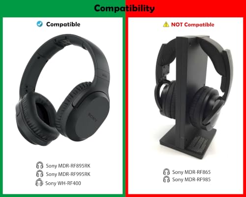 Repuesto Profesional de Almohadillas para Auriculares Compatible con Sony MDR-RF895RK MDR RF995RK WH-RF400R miniatura 2