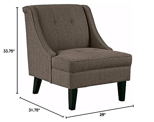 Signature Design By Ashley Clarinda Contemporary Tufted Wingback Accent Chair, Gray #TOP5