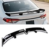 Trunk Rear Spoiler Compatible with Toyota Corolla 2019-2024 4-Door Sedan,PRO Style ABS Material Trunk Spoiler Wing,Glossy Black