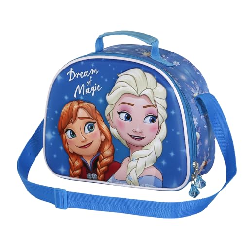 Disney Frozen 2, Bolsa Portamerienda 3D, 25.5 x 20 cm, Azul Dream Disney Frozen 2, Bolsa Portamerienda 3D, 25.5 x 20 cm, Azul Dream