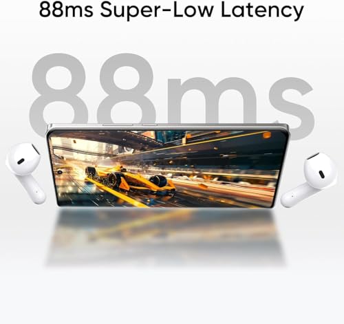 Image of realme Buds T01 Truly Wireless in-Ear Earbuds with AI ENC for Calls, 13mm Dynamic Bass Driver, Upto 28Hrs Battery,88mm Latency,Bluetooth V5.4 & Google Fast Pair (White)