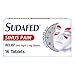 Price comparison product image Sudafed Sinus Pain Relief 200mg/6.1mg Tablets 16S