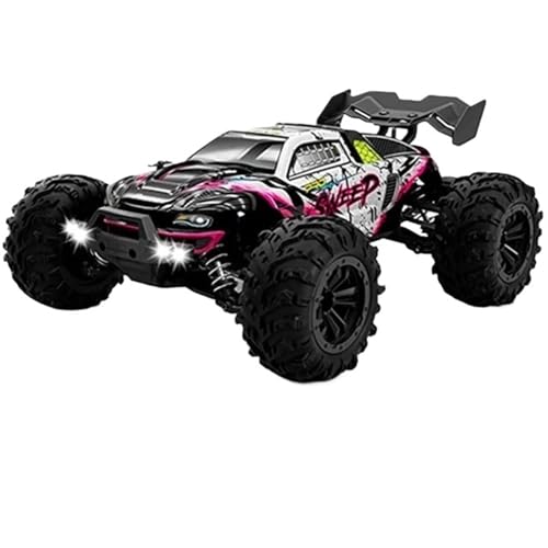 4WD 1/16 ������RC�g���b�N 80KM/H �v���d�l 2.4GHz 4�쓮 �h�H�݌v ���^���f�t 50���A���ғ� �ϏՌ��V���[�V ���Z�p 14�Έȏ� SCY-16101PRO(80KM Purple 1B)