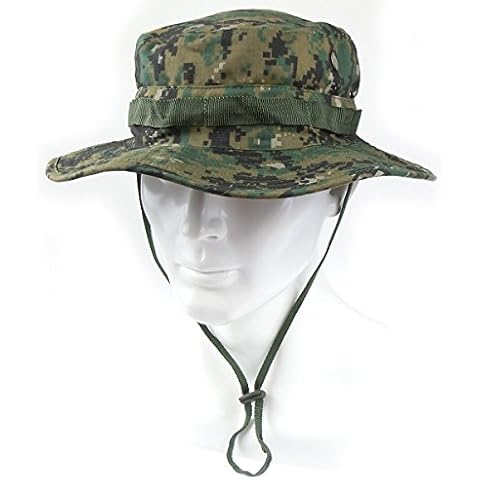 ATAIRSOFT Airsoft Tactical Boonie Hat Cap Camping Digital Woodland Cover
