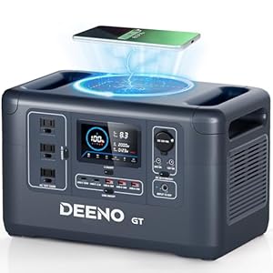【NEW2024】DEENO Portable Power Station, 921.6Wh LiFePO4 Battery Backup