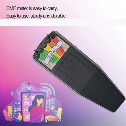 Detector EMF portátil K2 digital con 5 LEDs miniatura 3
