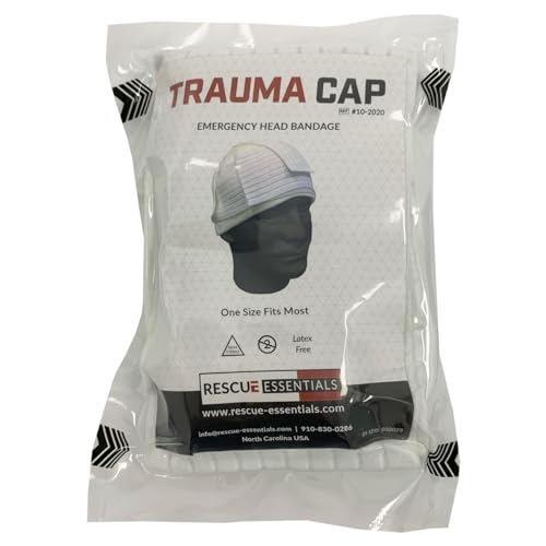 Image of Rescue Essentials First Aid Trauma Cap Emergency Head Bandage