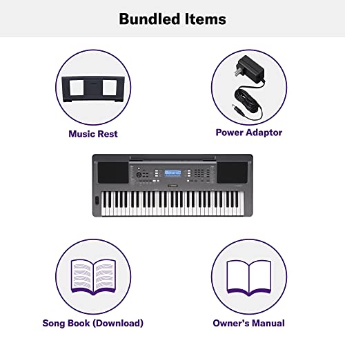 Yamaha PSR-I300 Portable Keyboard – 61 Keys, Lightweight, Built-in Voices & Styles, USB Connectivity, Ideal for Beginners, Students & Home Practice - Image 3