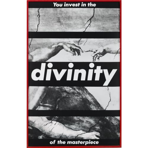 Toile Barbara Kruger grand tableau moderne pour habiller un mur blanc vide