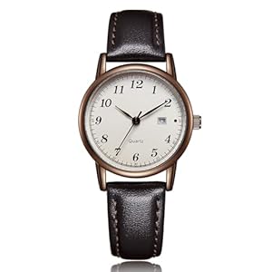 CIVO Frauen Uhren Lederarmband Analog Minimalistische Wasserdicht Armbanduhr