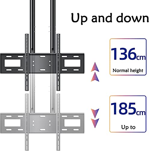 Support TV plafond inclinable avec inclinaison fluide pour éliminer les reflets