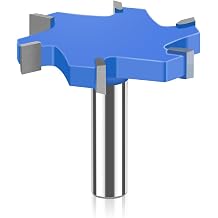 6-Tooth & 4-Tooth 1/2"&12mm Shank Woodworking Router Bits, Extended T-Slot & Tenoning Cutters12*100*8