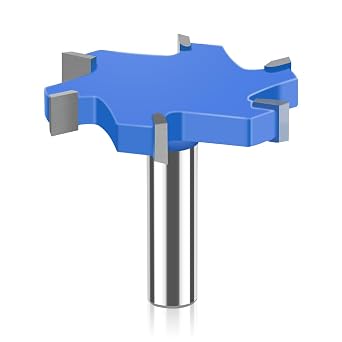6-Tooth & 4-Tooth 1/2"&12mm Shank Woodworking Router Bits, Extended T-Slot & Tenoning Cutters12*100*8
