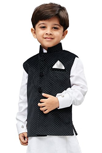 JBN CreationBoys' Velvet Digital Print Velvet Modi Jacket