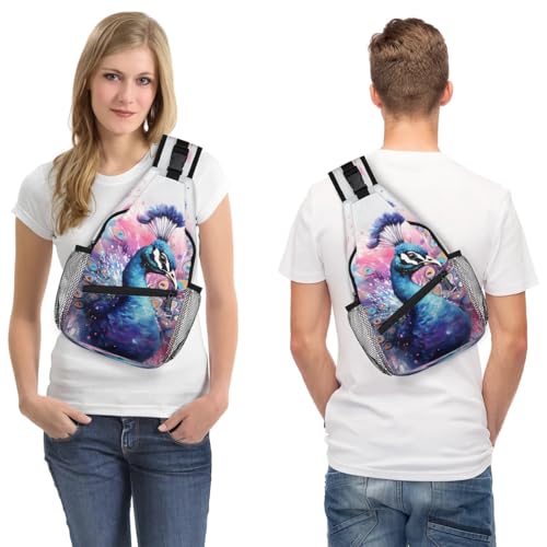 Sling Bag para Mujeres y Hombres Crossbody Unisex miniatura 7