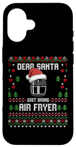Dear Santa Air Fryer �N���X�}�X���� �A�O���[�N���X�}�X�Z�[�^�[ �X�}�z�P�[�X iPhone 16 �p