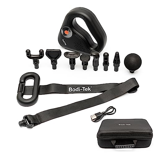 Bodi-Tek Pistolet de massage à percussion sport avec ceinture de massage à action latérale