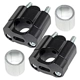 オートバイ用 ハンドル ライザー 取り付け キット - 1組で22mmと28mmのハンドルサイズに対応,ライザー 取り付け クランプ バイク用 | 父親 愛好家 向け ロード トリップ アーバン マウンテン ライディング 用