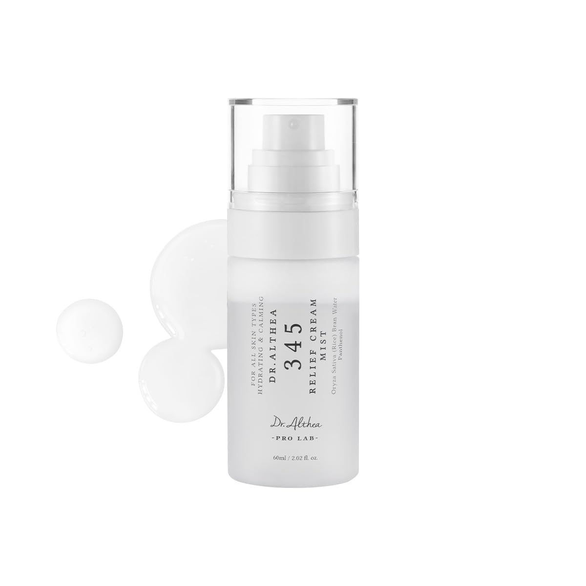 Dr. Althea 345 Relief Cream Mist, Beruhigendes Gesichtsspray für Empfindliche Haut, 60ml