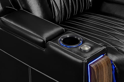 Valencia-Tuscany-Executive-Heat-Massage-Home-Theater-Seating-Top-Grain-Nappa-Leather-Power-Recliner-with-Headrest-Lumbar-Wall-Hugger-Recliner-Diamond-Stitch-USB-Row-of-2-Loveseat-Black Valencia Tuscany Executive Heat Massage Home Theater Seating Top Grain Nappa Leather Power Recliner with Headrest Lumbar Wall Hugger Recliner Diamond Stitch USB Row of 2 Loveseat Black