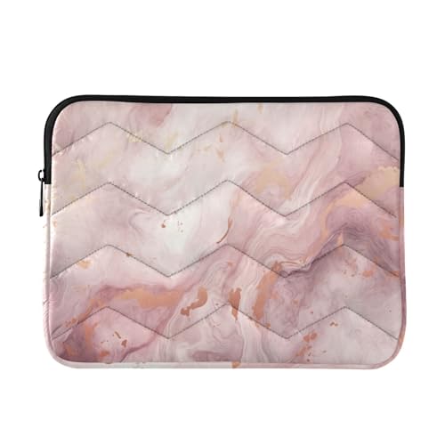 Funda para Laptop 13-14 Pulgadas Rosa Textura Tinta
