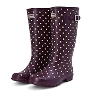 Jileon Wide Fit Womens Rain Boots - Fit up to 18\u201D Calves - Unique Design For Wide Feet, Ankles & Calves