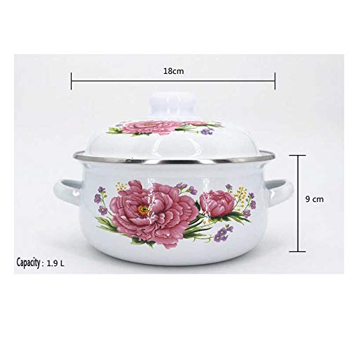 Soup Pot Stew Pot Three-Piece Enamel Soup Pot Thickening Pan Hot Pot Stew Pot Boiling Pot Pot For Soup Hotpot Ollas De Cocina #TOP7