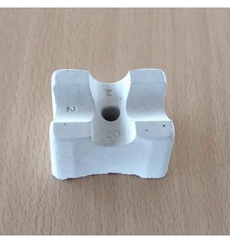 SMARTSUPPLY 100pcs Cement Concrete Cover Block for Slab/Beam/Plinth/Shuttering Shunting/Roof Dhalai Column Cap & Base coverblock 3.5x3x2.5 cm