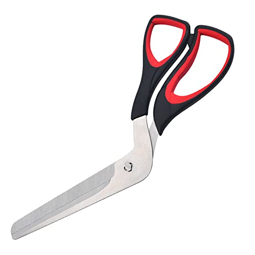 Pizza Scissors Food Grade Stainless Steel Pizza Cutter Stainless Steel Pizza Spatula Slicer Multi Function Kitchen Gadget for Kitchen Pizza Steak Barbecue Muffins
