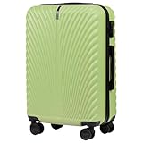 Wings Maleta rígida con ruedas y candado, amarillo, 75,5x48x30, Maleta