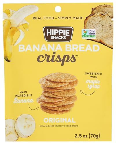 Hippie Snacks Banana Bread Crisps, 2.5 Oz