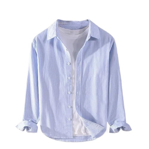 Chemise à rayures homme coton pour éviter la chaleur avec élégance
