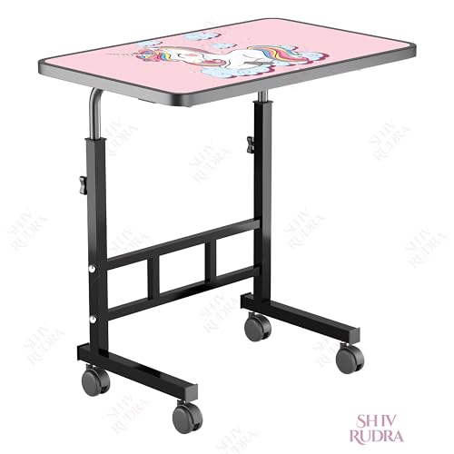 Image of Multi-Purpose Laptop Table, Study Table| Heavy Duty Bed Table| Adjustable for Height, Portable for Office, Work Form Home | DIY Table, Easy to Asembl (Adjustable Unicon)