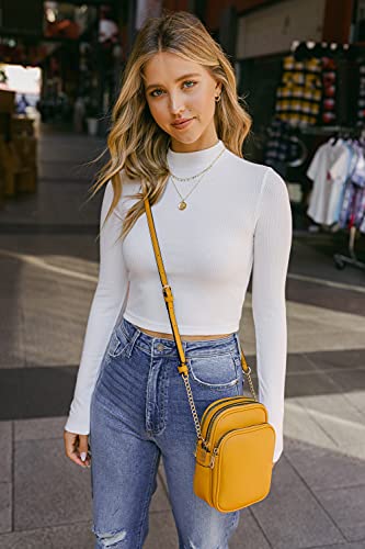 Image of FashionPuzzle Multi Pocket PU Leather Casual Medium Crossbody Bag with Adjustable Strap