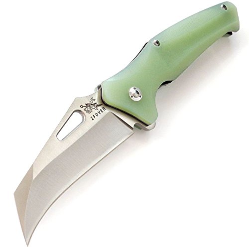 Eafengrow Folding Knife Pocket Knives G10 Handle Blade Camping Hunting Knife Outdoor Tool Survival Knives (EA01-jade)
