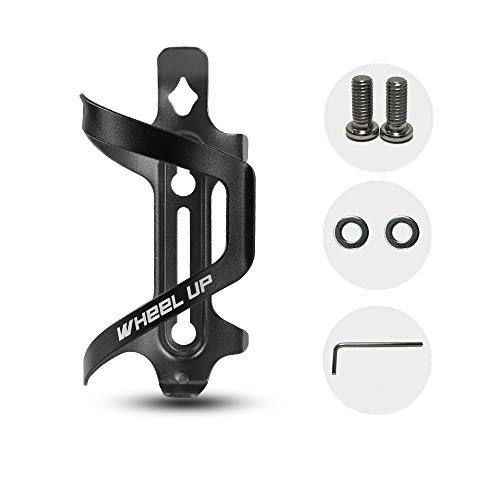 CMUNDLJQ CNC Trinkflaschenhalter Flaschenhalter Getränkehalter Rennrad Fahrrad Wasserflaschenhalter Für Straßen- und Mountainbikes DSSH-04 (Einseitig Schwarz) Cover