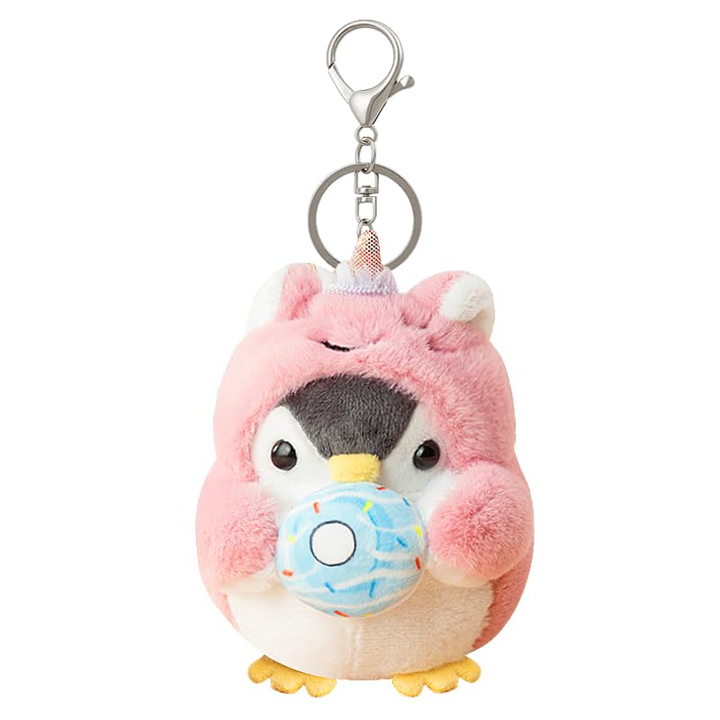 Hanaoops Llavero Peluche, Kawaii Colgante de Pluche Llavero Animales de Cosplay Juguetes Llavero para Carteras Mochilas Monederos Celulares (Unicornio, Talla única)