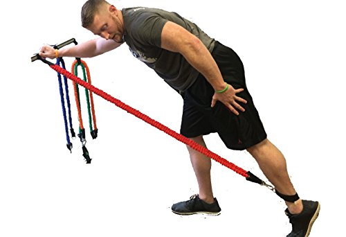 Resistance Bands 23 Piece Fitness Band Set 7 Snap Proof Stackable Workout Kit #TOP5